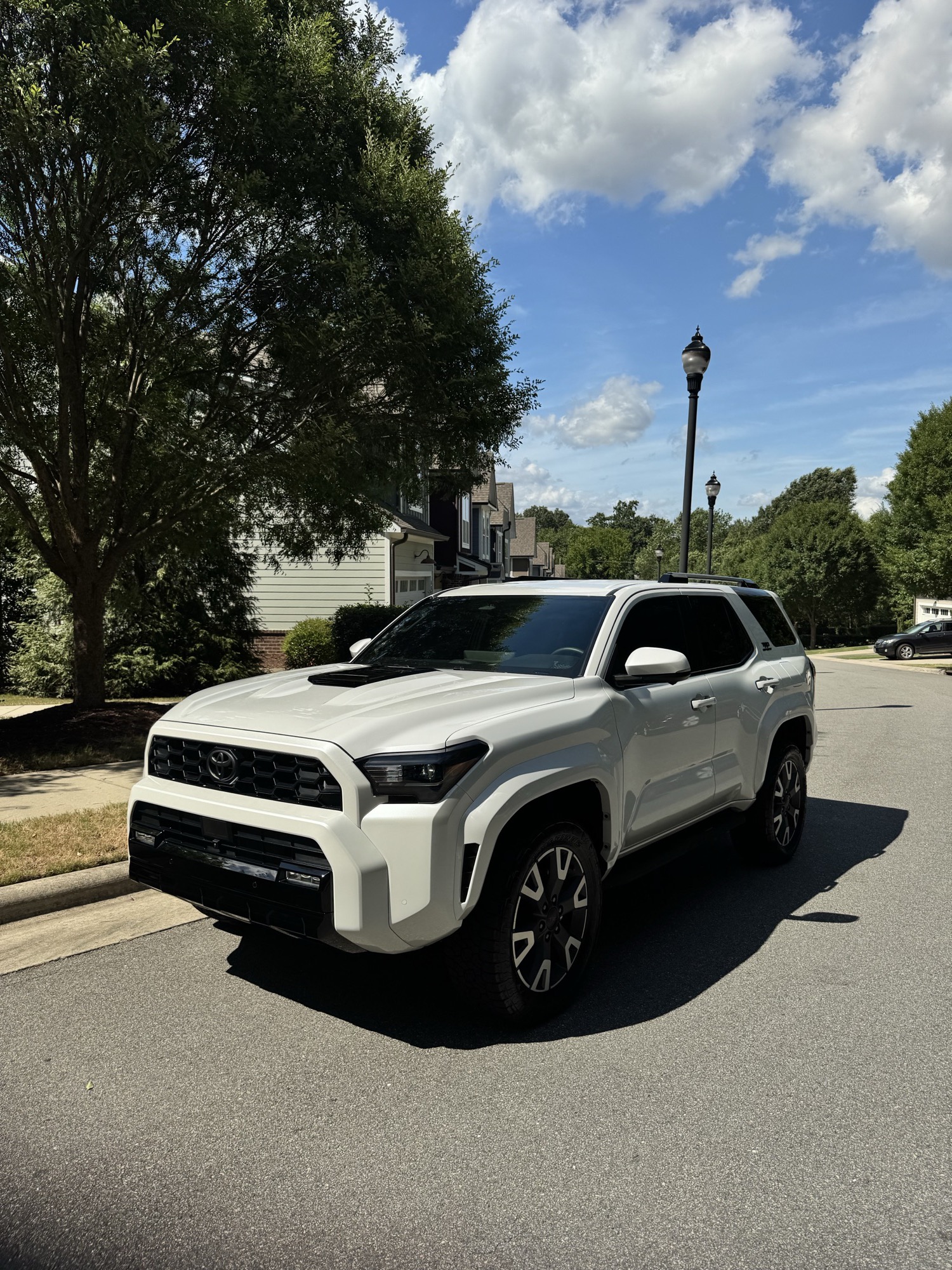 White 2026 Toyota 4Runner after a 7-year ceramic coating by Tang Detailing in Raleigh NC