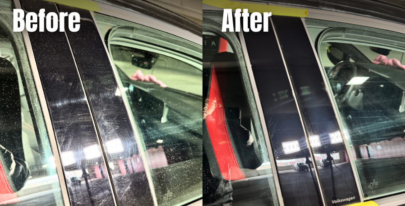 Before and after full detail transformation in Raleigh NC